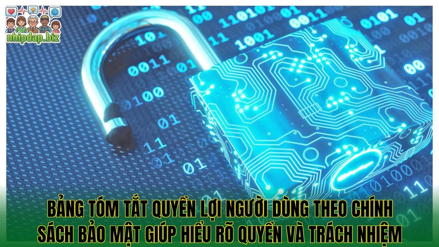 Bảng tóm tắt quyền lợi người dùng theo chính sách bảo mật giúp hiểu rõ quyền và trách nhiệm