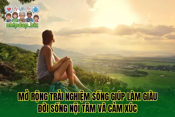 Mở rộng trải nghiệm sống giúp làm giàu đời sống nội tâm và cảm xúc
