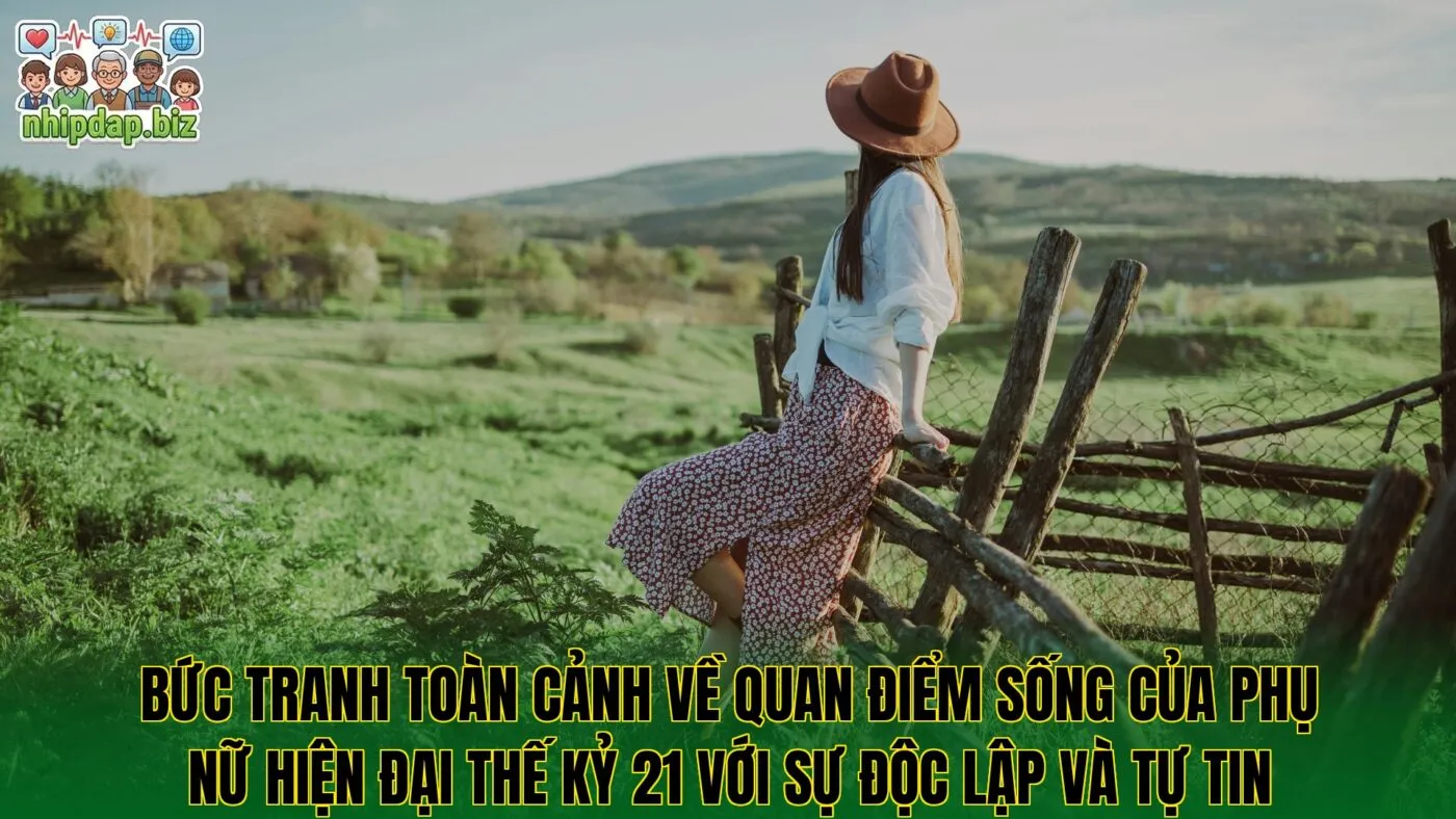 Bức tranh toàn cảnh về quan điểm sống của phụ nữ hiện đại thế kỷ 21 với sự độc lập và tự tin