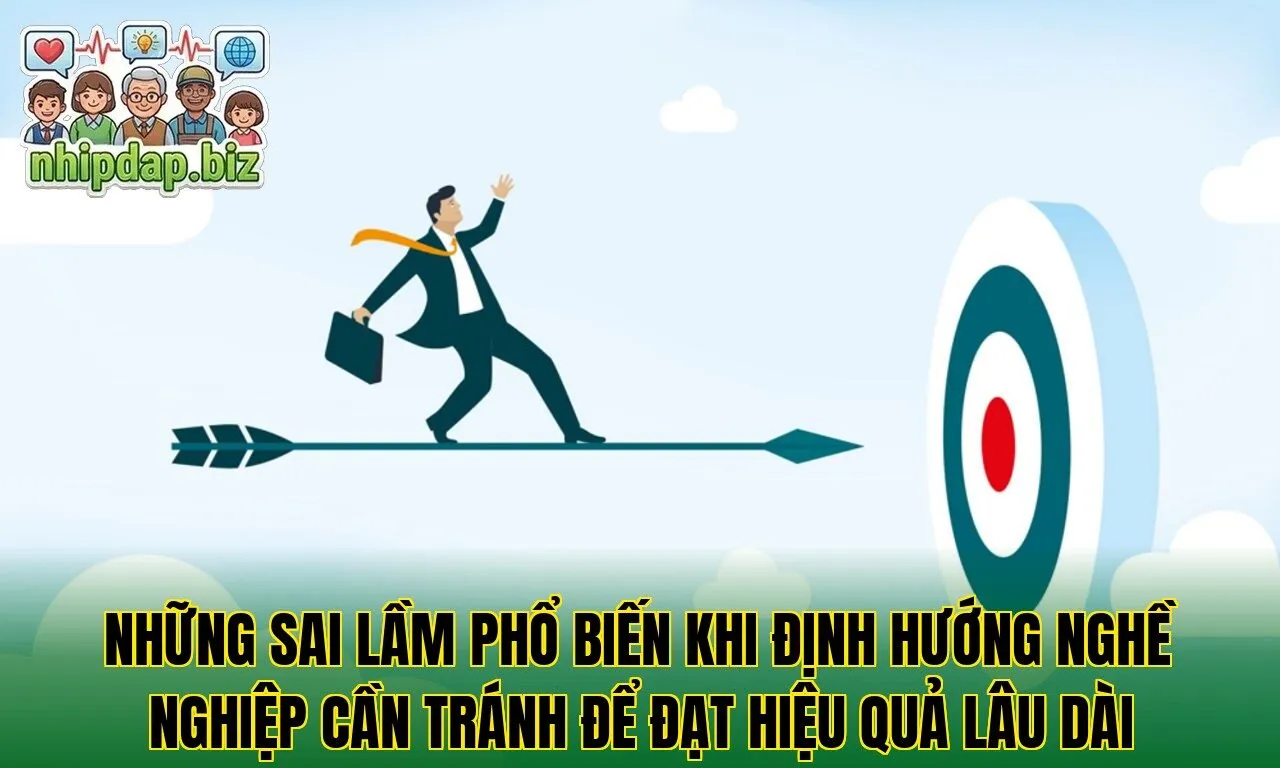 Những sai lầm phổ biến khi định hướng nghề nghiệp cần tránh để đạt hiệu quả lâu dài